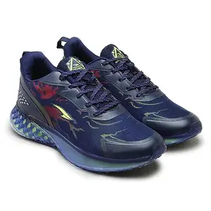 ASIAN Men's Wings Sports Running Shoes With Transparent Tpu Outsole & Memory Foam Insole Shoes For Men's & Boy's Navy, 8 UK
