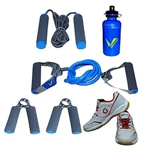 Gowin Badminton Shoe Smash Grey Size-11 with Verified Training Set