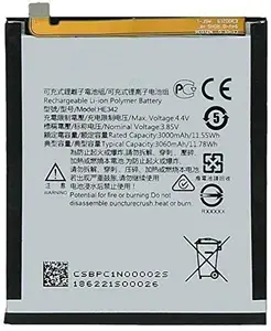 SVNEO Mobile Battery Compatible for Nokia 5.1 Plus, 6.1 Plus (HE342)