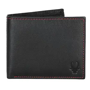 WildHorn wh601 Black Men's Leather Wallet