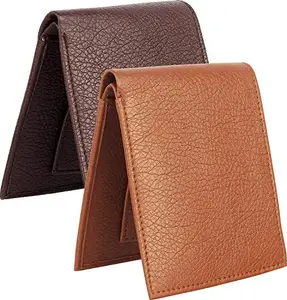 USL Genuine Leather Combo Pack of 2 Men's & Boy's Wallet (Colour- Dark Brown & Tan)