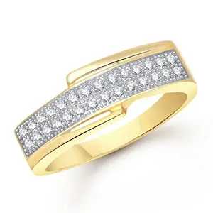 MEENAZ Jewellery Gold Plated Rings for Girls Children & Women in American Diomand CZ Crystal Ring Finger Ring 332