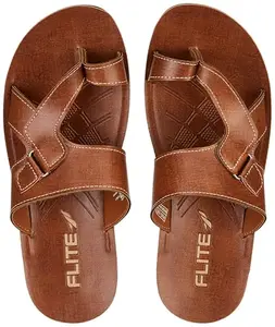 Flite PU Men's Slipper, TAN,7UK,PUG139GTNTN0007