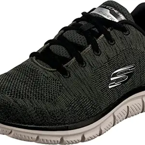 Skechers Mens Track Olive/BLK Casual Shoe -6 UK (7 US) (232298)