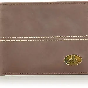 Swiss Military Leather Brown Men's Wallet (LW34)