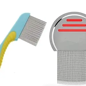 New 2 Pieces Lice Combs For Women And Kids Stainless Steel Lice Egg Nit Lice Egg Removal Comb