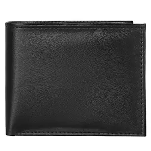 CherryLand Mens Leather Wallet Black