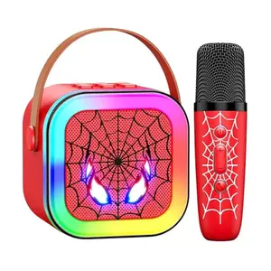 Shatanuvart Export ReChArGeAbLe MiNi BlUeToOtH KaRaOkE MaChInE FoR KiDs – WiReLeSs MiCrOpHoNe, LeD LiGhTs, BlUeToOtH SpEaKeR – SiNgInG ToY FoR BoYs & GiRlS – BiRtHdAy GiFt KiDs (Model 5)