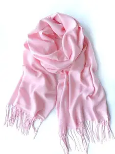 ARYANSH SHOPPE Plain Solid Fashionable Winter Wear Thin Scarf/Stole/Shawl For Baby Girls Womens