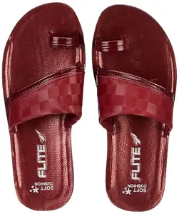 FLITE PU Women's Slipper, MAROON,3UK,PUL156LMRMR0003