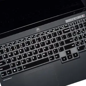 Saco Keyboard Protector Silicone Skin Cover for Legion 5i 15.6inches Full HD Laptop - Black