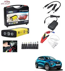 AUTOADDICT Auto Addict Car Jump Starter Kit Portable Multi-Function 50800MAH Car Jumper Booster,Mobile Phone,Laptop Charger with Hammer and seat Belt Cutter for Renault Kwid