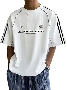 Imsa Moda Printed Men’s Polycotton Relax Fit Round Neck T-Shirt | Half Sleeve Solid Casual & Gym Wear Comfortable Regular T-Shirt