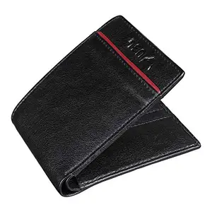 USL Mens Genuine Leather Wallet - Slim Bifold Wallet with Multiple Card Slots for Men