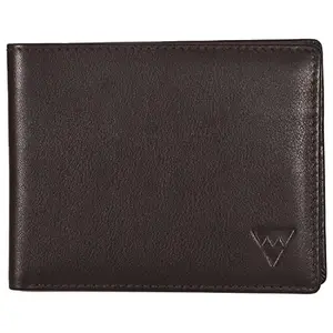 Leatherman Fashion LMN Genuine Leather Men Dark Brown Wallet MC_335