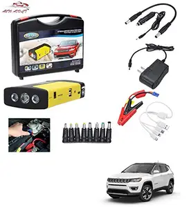 AUTOADDICT Auto Addict Car Jump Starter Kit Portable Multi-Function 50800MAH Car Jumper Booster,Mobile Phone,Laptop Charger with Hammer and seat Belt Cutter for Jeep Compass