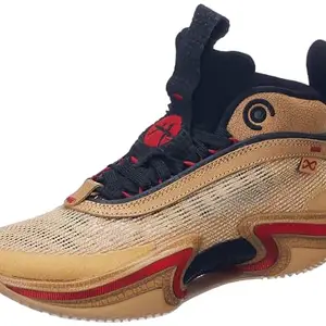 Nike Men's Running Shoes Air Jordan Xxxvi Se Rui-Sesame/Gym Red-Black-Twine-Do2494-260-4