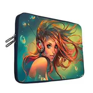 TheSkinMantra Sweet Girl Chain Laptop Sleeve Bag Compatible for Screen Size 13.3 inches Laptop/Notebook 13.3 / MacBook 13 inch All Models Including New Models/Chrombook 13.3