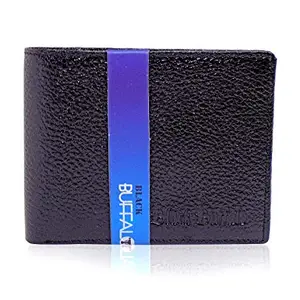 BOXO Mens Leather Wallet, Leather Purse for Men Stylish, Black, 20 Grams, Pack of 1