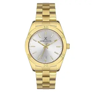 DANIEL KLEIN Analogue Silver Dial Women's Watch-DK.1.13468-3