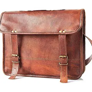 RSN RSN 15 Inch Genuine Leather Laptop/Satchel/Messenger Bag For Men And Women