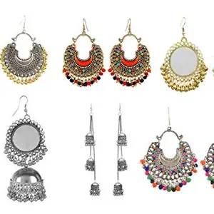 FASHMADE “Where Fashion is Made” Earrings for Women fashion Combo Jhumka for Girls | Combo Pack of 6 Set | Fashion Jewellery Women Artificial Gold Plated | Fancy latest Alloy Chandbali Earring Drops & Danglers | All
