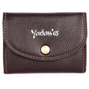YADASS Women Brown PU-Leather Mini Wallet | 2 Compartment