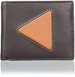 Justrack Men Brown, Tan Genuine Leather Wallet (7 Card Slots) (LWM00152_JT)
