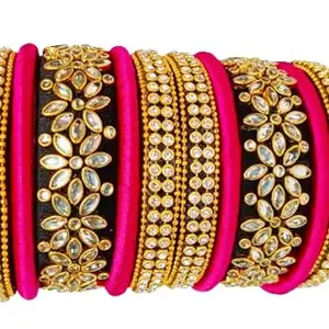 Advika Creations Adivka Creations Indian Fashion Bangles for Women & Girls Trendy Bengals || Traditional Bangle Size:-2.10 Color:-:-New_AMNZ121-2.10