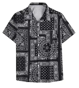 LERIYA FASHION Men's Rayon Shirt - Summer Button Down Shirts | Half Sleeve Printed |Formal |Casual Stylish (Available in Plus Size)