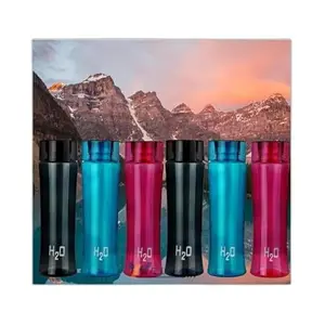 Fridge Water Bottle Fridge Bottle Set of 6 Gift Set Fridge Water Bottles Food Grade Water Bottle Combo for Fridgefor HomeOffic|Design - 5973 for Home and Kitchen