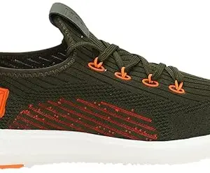 Max Men Fluknit Sports Shoes Olive Green