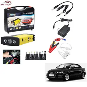 AUTOADDICT Auto Addict Car Jump Starter Kit Portable Multi-Function 50800MAH Car Jumper Booster,Mobile Phone,Laptop Charger with Hammer and seat Belt Cutter for A3 Cabriolet