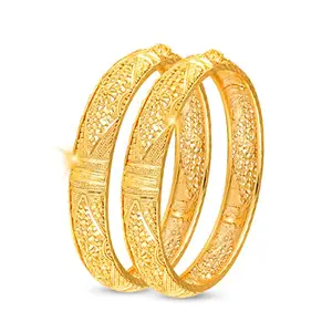 VIVASTRI''S Premium & Traditional 1Gram Gold Plated Bangle for Women and Girl-VIVA1026BG-2.8