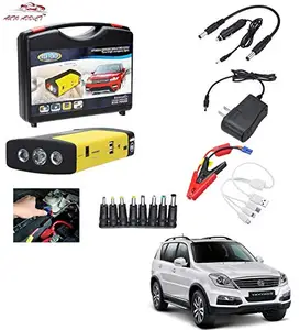 AUTOADDICT Auto Addict Car Jump Starter Kit Portable Multi-Function 50800MAH Car Jumper Booster,Mobile Phone,Laptop Charger with Hammer and seat Belt Cutter for Mahindra Rexton