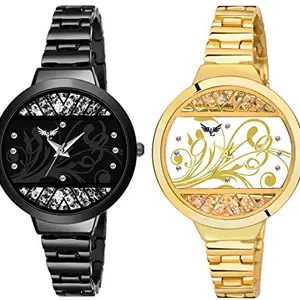 VILLS LAURRENS VL-7152+7191 Combo of Two Watch for Women and Girls