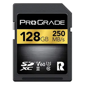 ProGrade Digital SDXC UHS-II V60 Memory Card (128GB), (Secure-Digital-Cards)