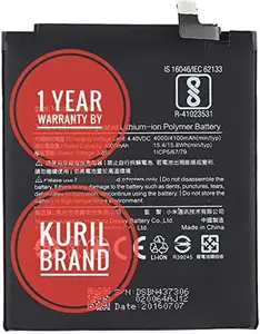 KURIL KURIL RedMI MI Note BN43 Mobile Battery Compatible for RedMI MI Note 4, RedMI MI Note 4X Mobile Battery {4100-4000 mAh} with 365 Day's Warranty, (RedMI-BN43)