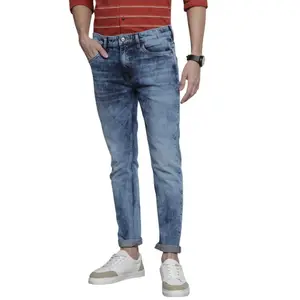 Brand: The Indian Garage Co The Indian Garage Co Men Slim Fit Solid Mid-Rise Stretchable Jeans