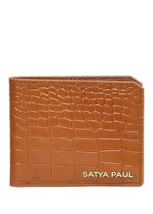Satya Paul Red Leather Wallet for Men