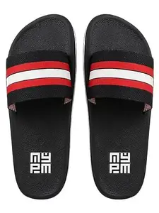 CASUAL Men Slides Slippers Black