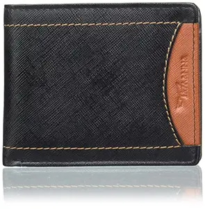 Tamanna Men Black Genuine Leather Wallet (6 Card Slots) (LWM00048)