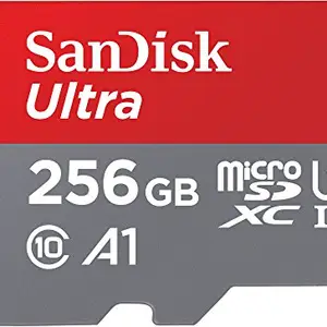 SanDisk Ultra microSD UHS-I Card 256GB, 120MB/s R price in India.