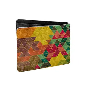 styleme Canvas Wallet for Man,Boys 6 Card Holder Wallet Dsigner Multicolor Genuine Leather Wallet ( wn 160