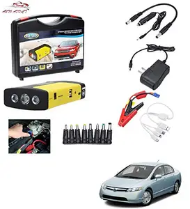AUTOADDICT Auto Addict Car Jump Starter Kit Portable Multi-Function 50800MAH Car Jumper Booster,Mobile Phone,Laptop Charger with Hammer and seat Belt Cutter for Honda Civic