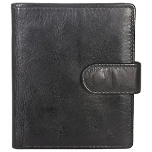 Leatherman Fashion LMN Genuine Leather Men Black Wallet 271_0