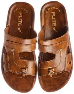 Flite PU Men's Slipper, MOUSE BROWN,6UK,PUG148GMBMB0006