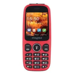Ringme R1 Plus 2153 Dual Sim Keypad Mobile Phone with 512 MB RAM (1.8 inch) Display, Long-Lasting 1000 mAh Battery (Red) price in India.