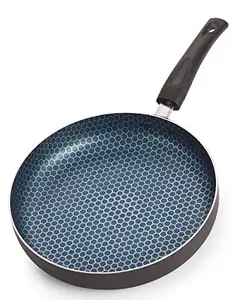 Nirlon Honeycomb Non-Stick Aluminium Pots & Pan Kitchen Utensil Fryain Pan 1.8 Liter