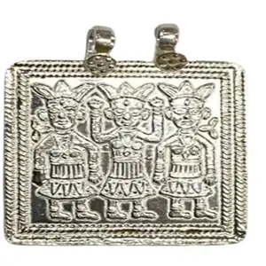 DBJ Silver Ahoi Mata Pendant (locket)